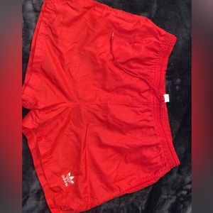 Vintage Addidas windbreaker track Shorts